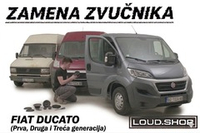 Komplet Zvučnika Fiat Ducato Mk1, Mk2 i Mk3