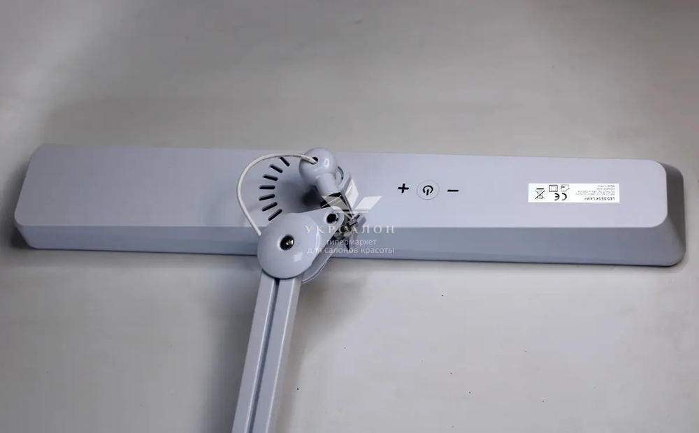 Настольная светодиодная бестеневая Led лампа для бьюти мастера на струбцине KMS-1005 (9501), 30 Вт, белая