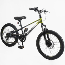 Детский спортивный велосипед 20 дюймов Corso Camaro магниевый, оборудование Shimano