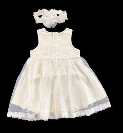 Сукня із повʼязкою на голову "Балеринка", інтерлок, фатин ТМ "Happy ToT"