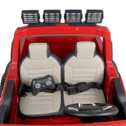 Дитячий двомісний електромобіль джип Ford M 4790EBLR(24V)