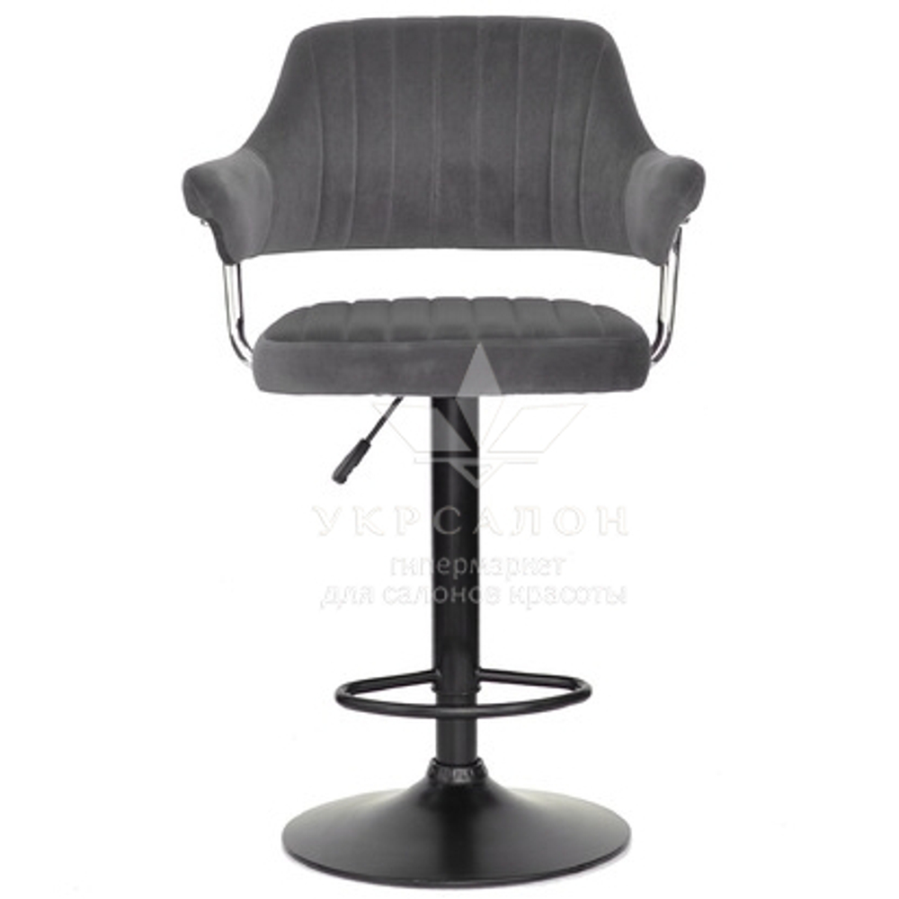 Стілець для візажу Jef velor black