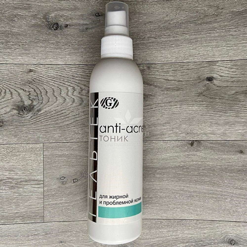 Тоник для жирной и проблемной кожи серии Anti-Acne, Гельтек