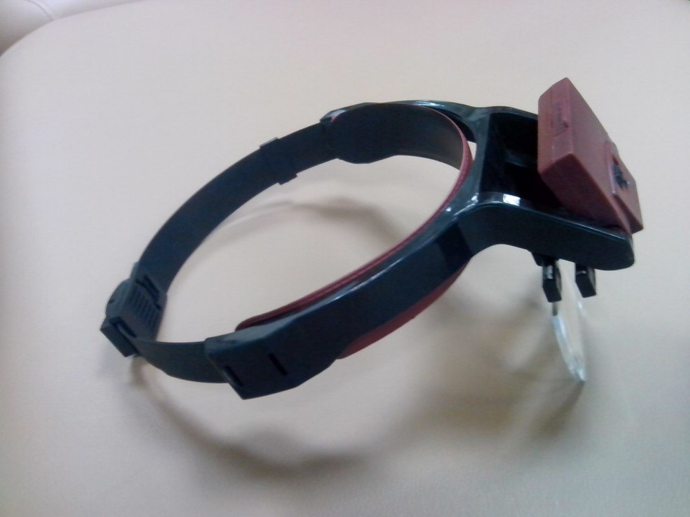 Лампа-лупа налобная 289