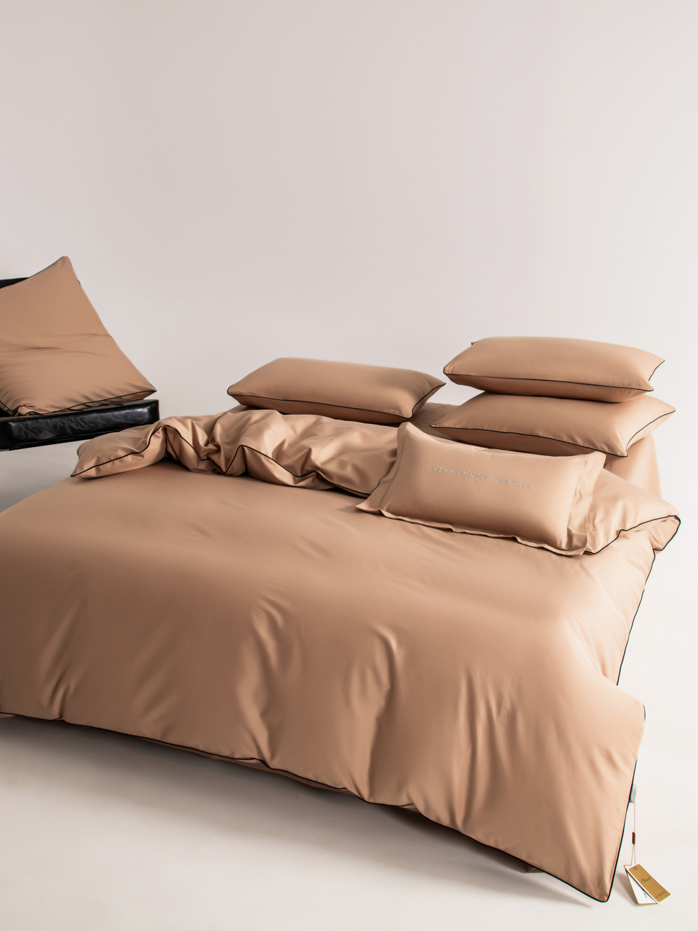 Комплект постельного белья Однотонный Сатин Элитный OCE015