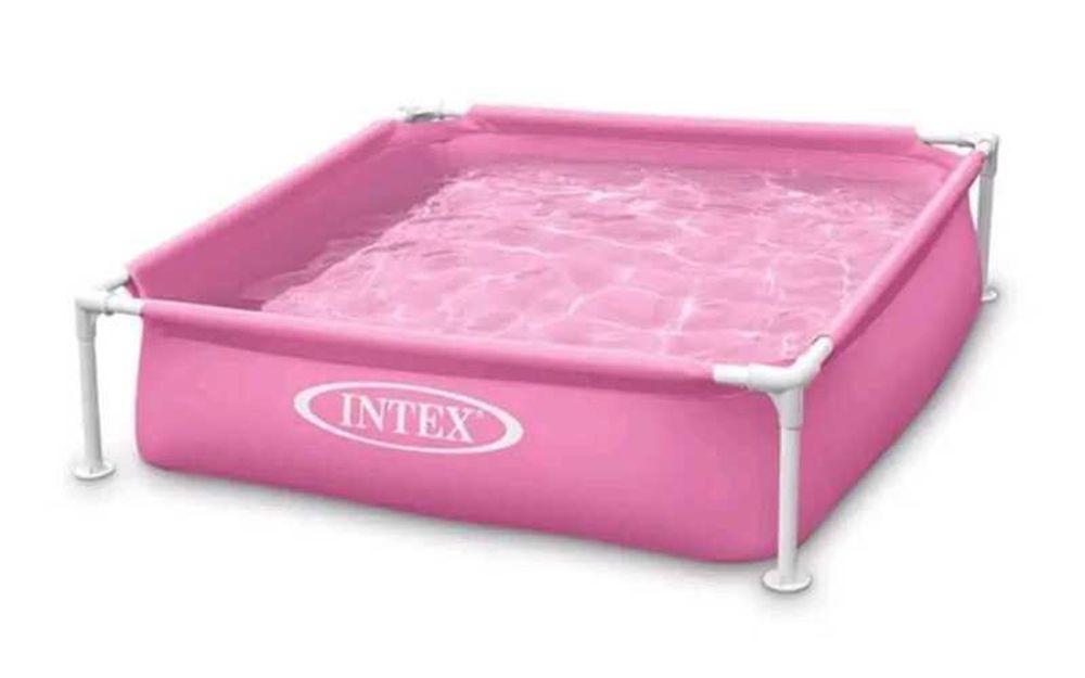 Детский каркасный бассейн Intex 57172 PN Mini Frame Pool 122х122х30см, 337л