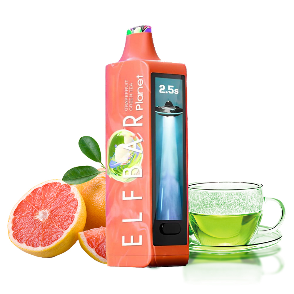 Elf Bar Planet 25000 - Grapefruit Green Tea (5% Nic)
