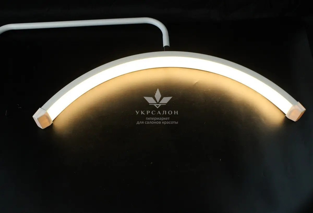 Бестеневая настольная Led лампа на струбцине Moon HD-M6X (SP-006), 50 Вт, белая