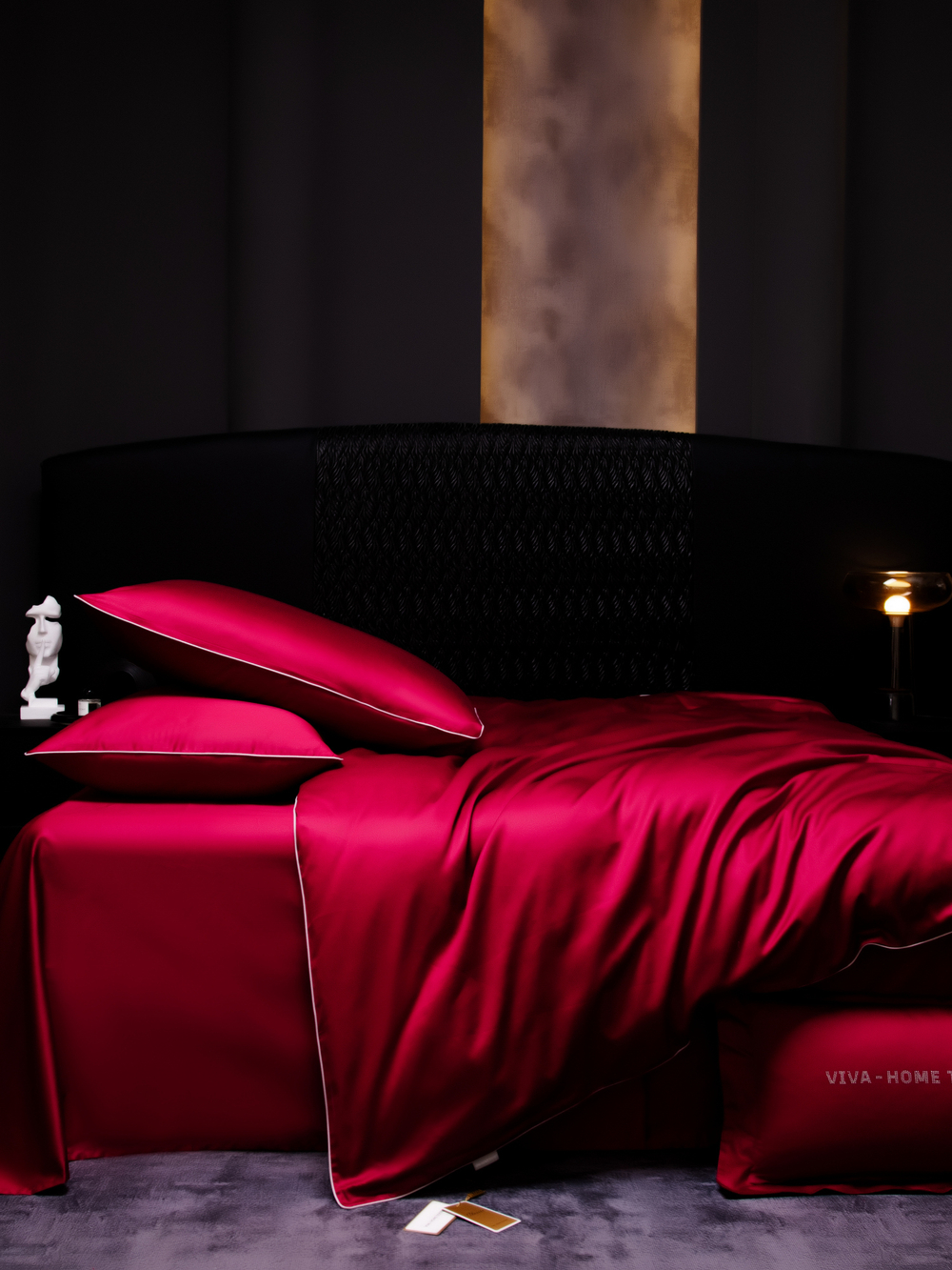 Комплект постельного белья Однотонный Сатин Премиум OCP013