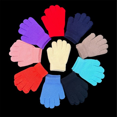 Рукавички (перчатки), "Асорті", вовна, акрил (1-3 роки)
