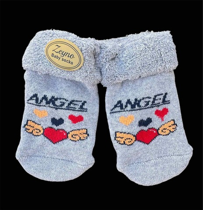 Шкарпетки "Angel", махра ТМ "Zeyno" (0-6 міс)