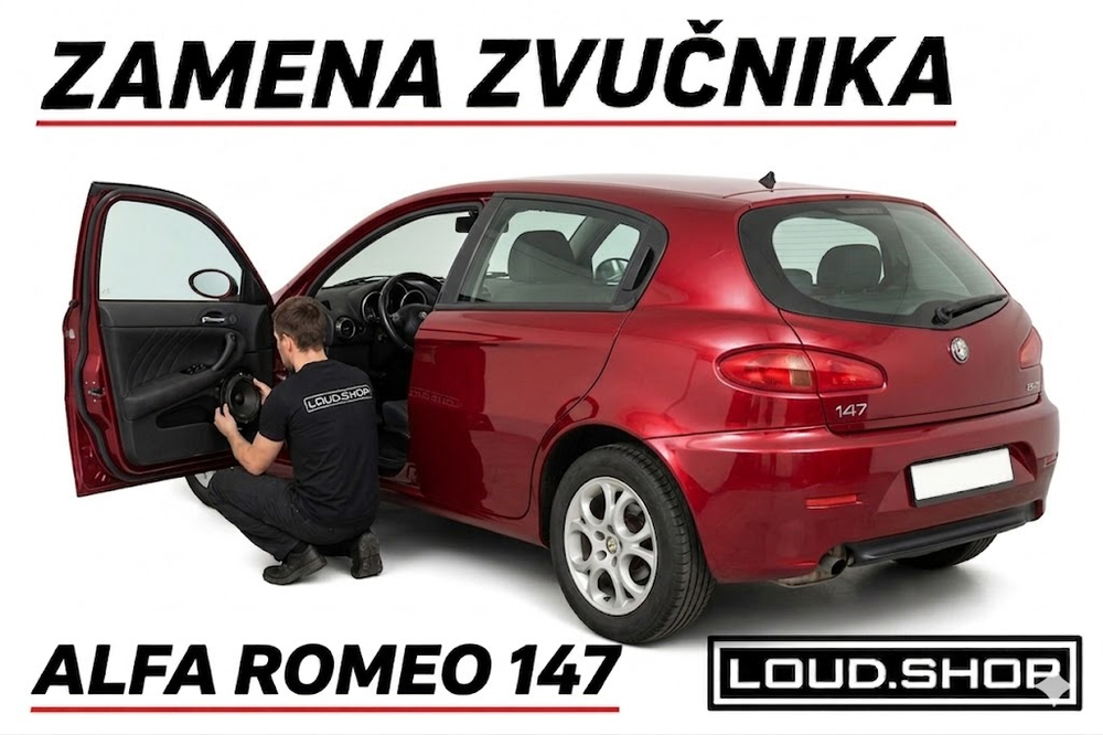 Komplet Zvučnika za Alfa Romeo 147