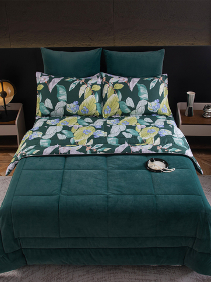 Комплект постельного белья Сатин Velouria Luxe с Одеялом VL016