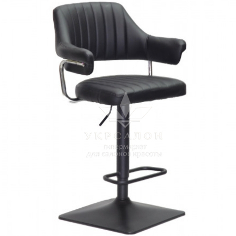 Стульчик для визажа Jef Black quadro