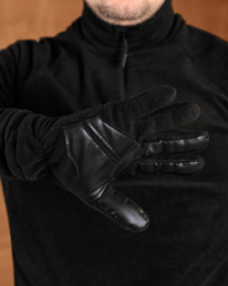 Рукавички тактичні флісові чорні (арт. 9062300102)