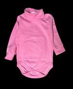 Боді-водолазка з довгим рукавом, рібана з начосом "Пупчик" (80 см)