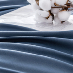 Комплект постельного белья Однотонный Сатин Вышивка CH052