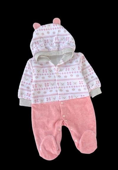 Чоловічок з капюшоном "Скандинавія", велюр ТМ "Happy ToT"