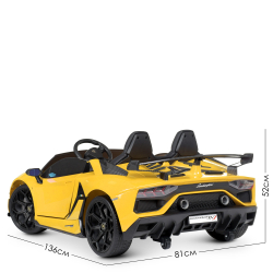 Детский двухместный электромобиль спорткар Lamborghini (Ламборгини) M 4788EBLR (24V)