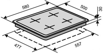 Варильна поверхня газова VENTOLUX HG640-A1 GEE (BLACK)