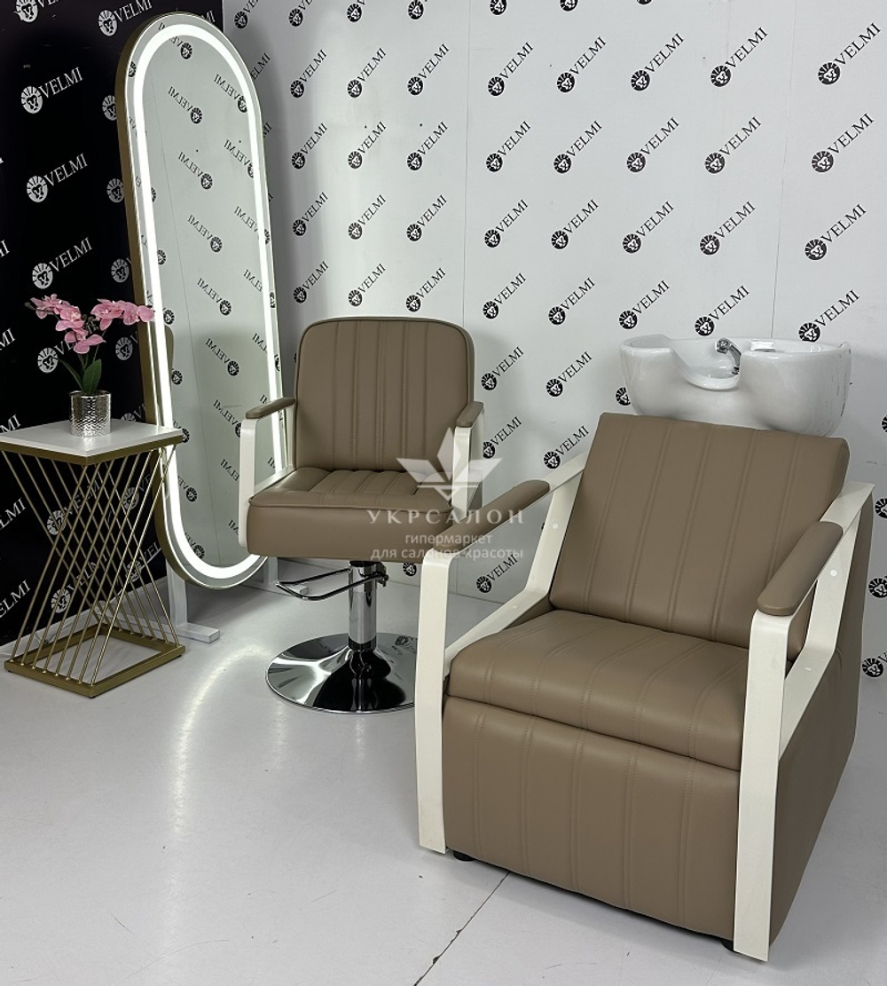 Перукарська мийка Bronx Lux White