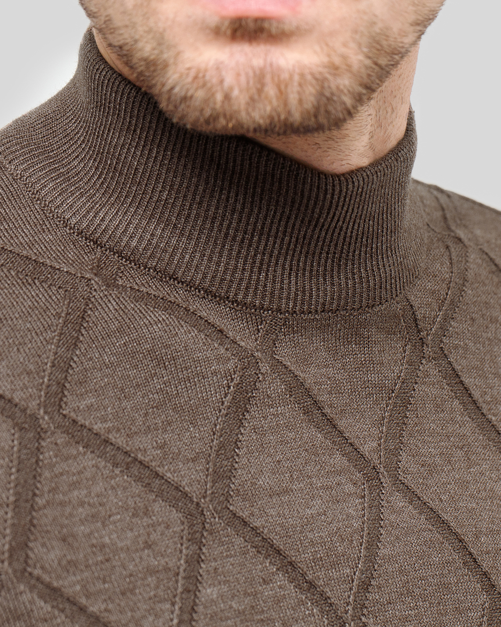 Джемпер чоловічий коричневий (арт. 7662300303)