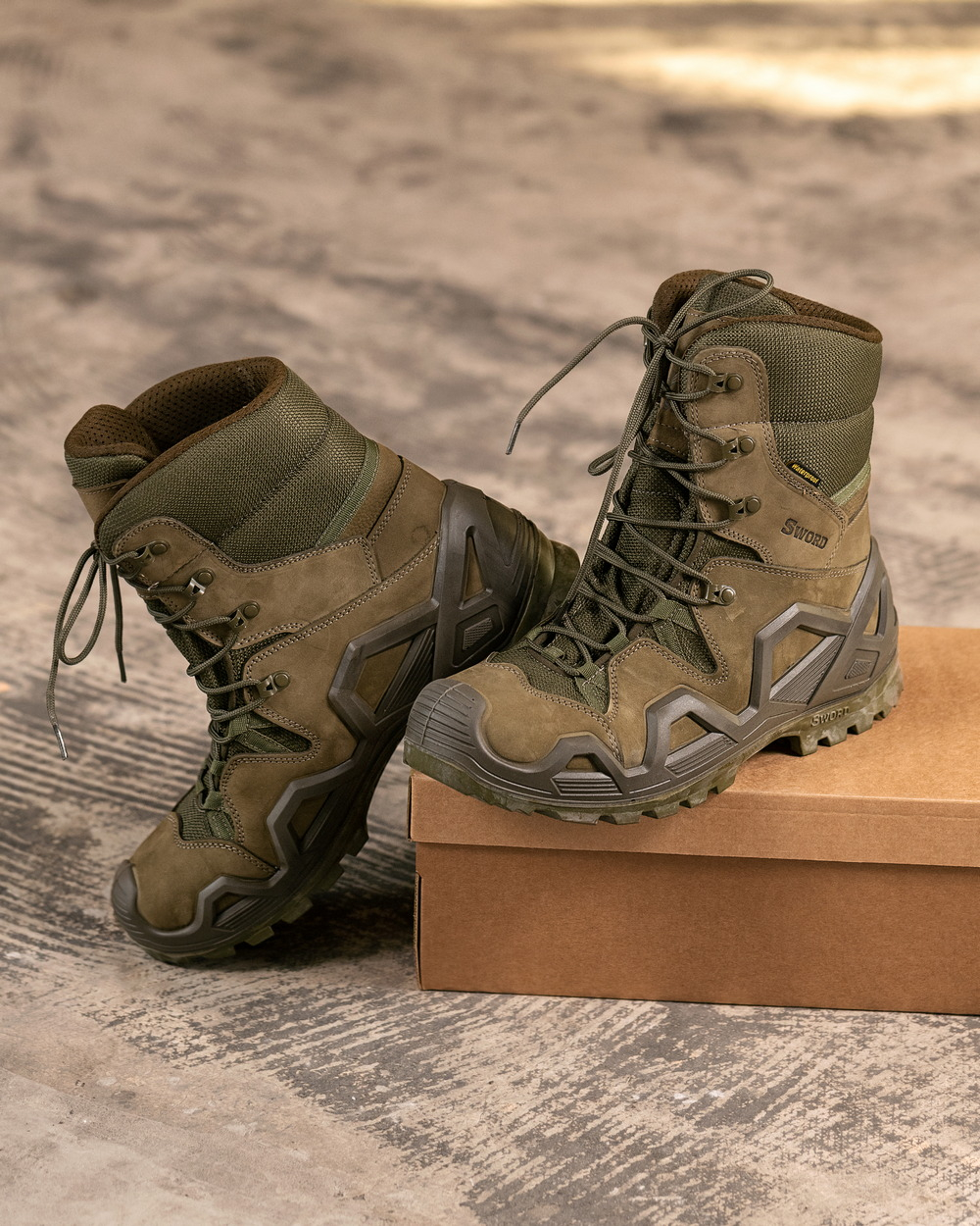 Черевики тактичні кольору хакі чоловічі (арт. 8062200201)