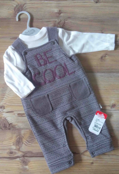 Напівкомбінезон з регланом "Be Cool", двунитка ТМ "Bebetto"