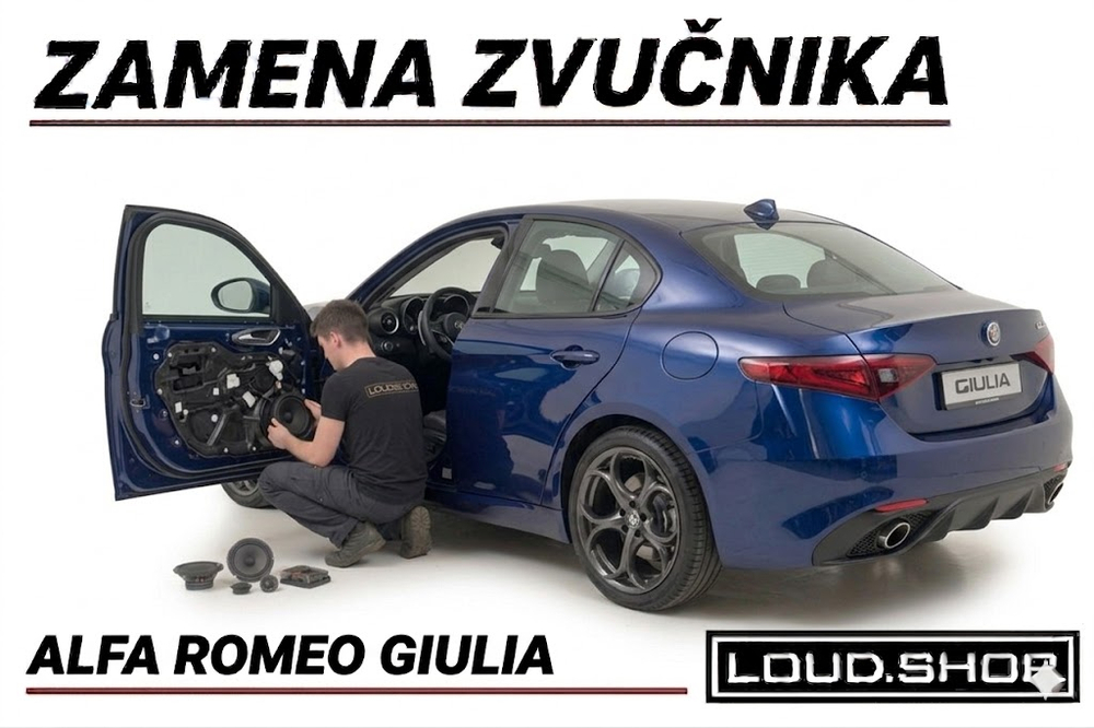 Komplet Zvučnika Alfa Romeo Giulia