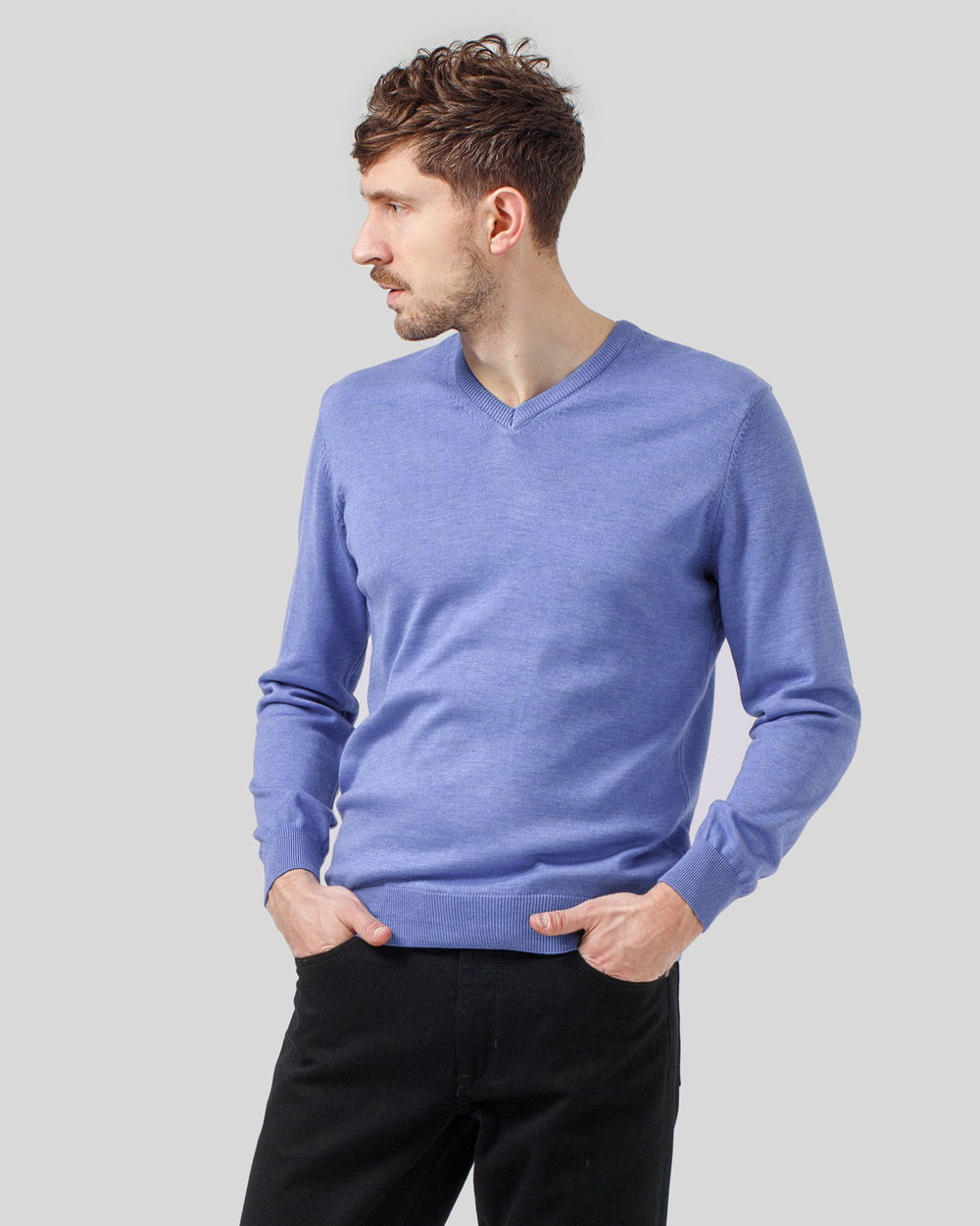 Джемпер чоловічий блакитний (арт. 7662300507)