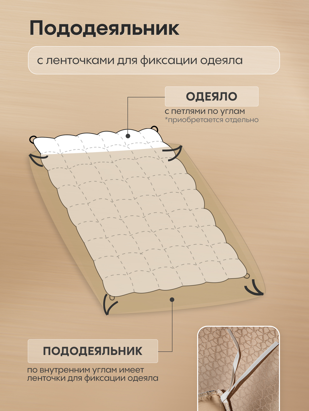 Комплект постельного белья Сатин-Жаккард Тессоро MT007