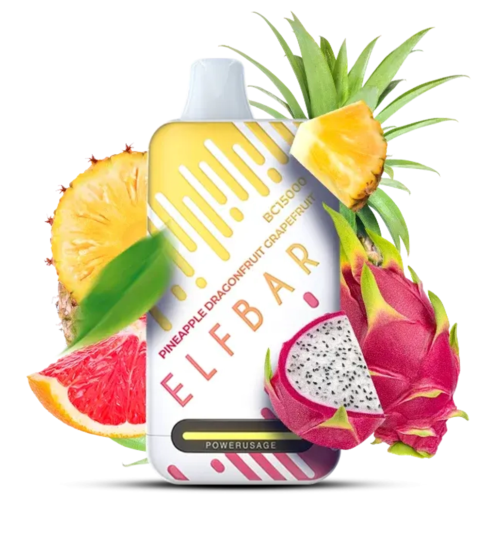 Elf Bar BC15000 - Pineapple Dragonfruit Grapefruit (5% nic)