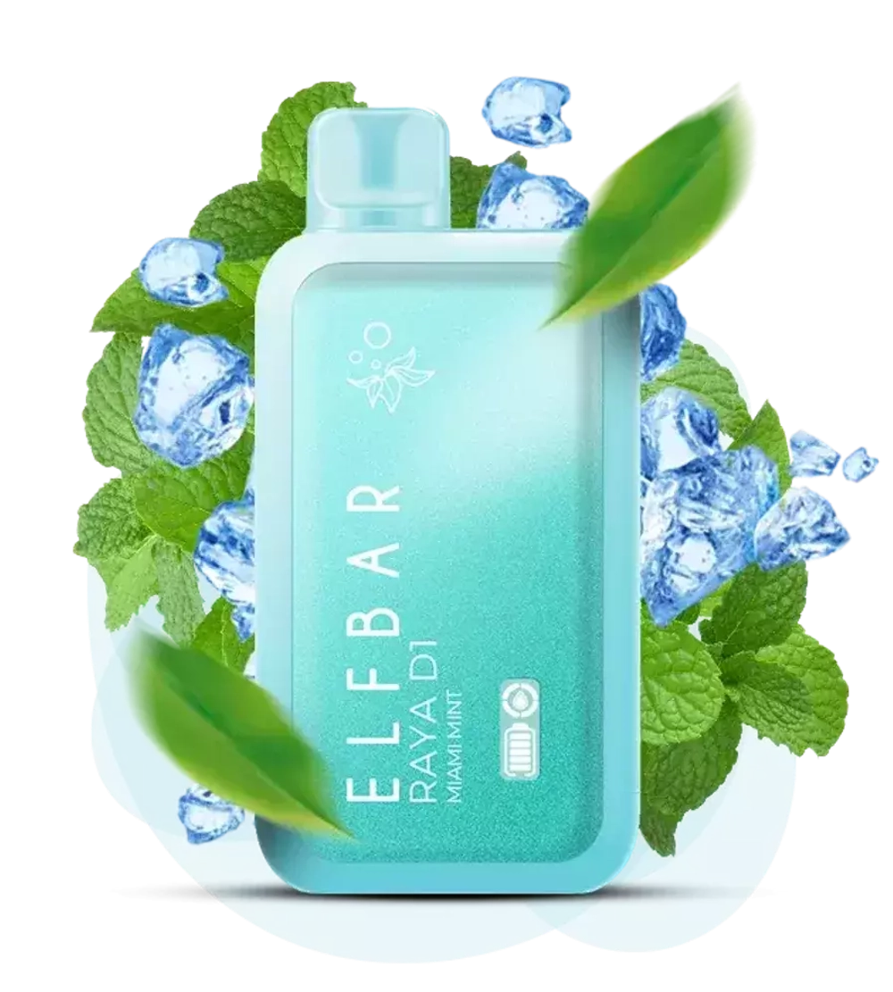 ELF BAR RAYA D1 - Miami Mint (5% nic)