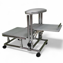 Підставка для педикюру Tertio 2 в 1 з високою полицею на коліщатках