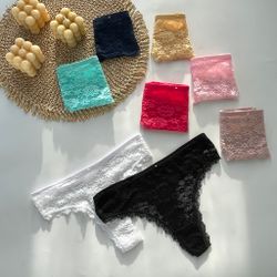 Стрінги з ажуром