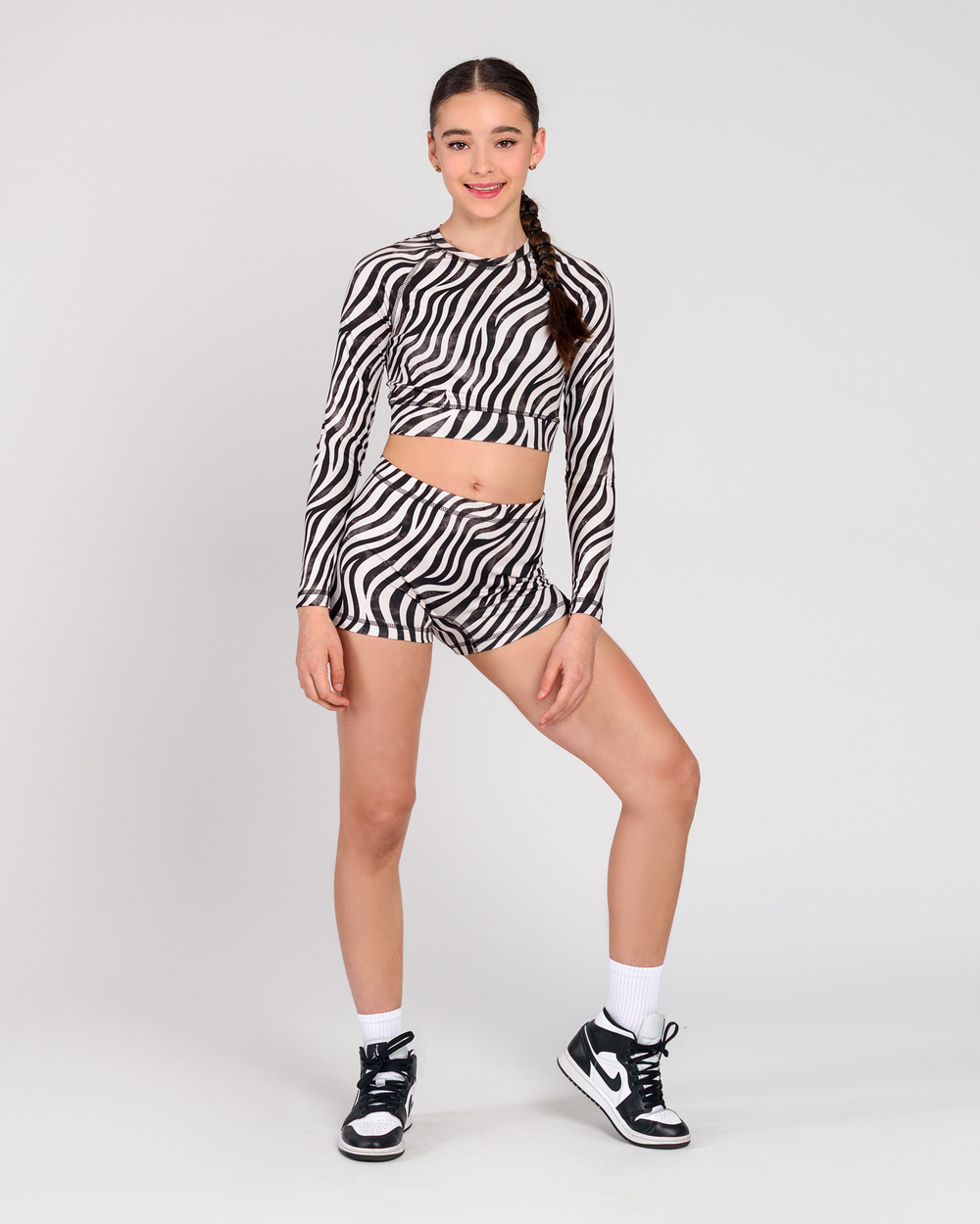 Шорти для дівчинки з принтом Zebra (арт. 5422500103)