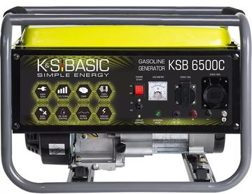 Генератор бензиновий Konner&Sohnen Basic KSB 6500C (4260405362424)