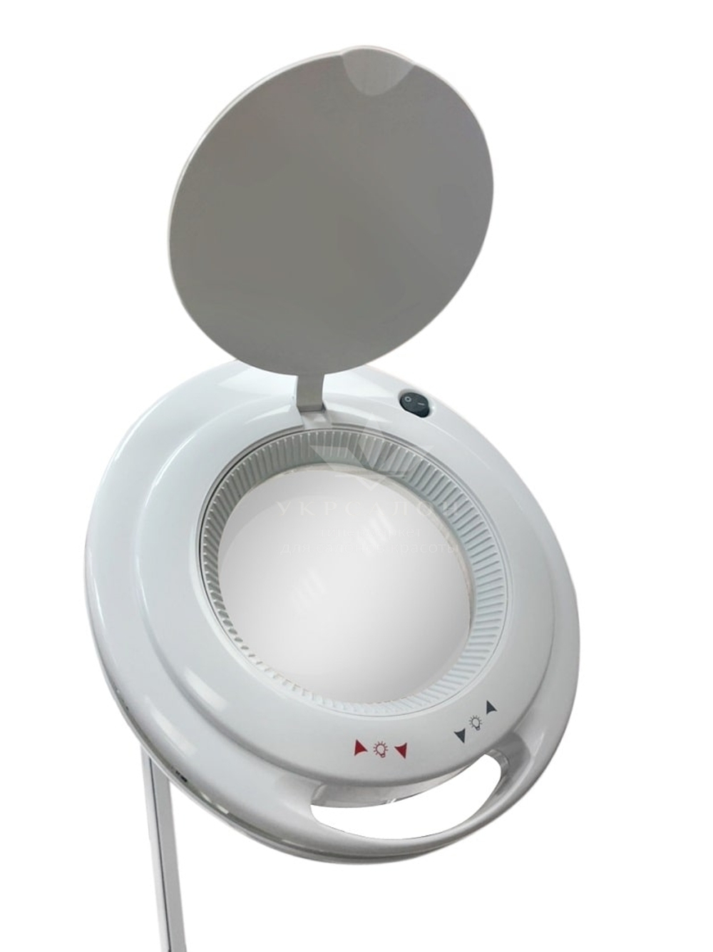 Лампа-лупа 6017H LED-3 (5) с регулировкой яркости, белый холодный и теплый свет 1-12W