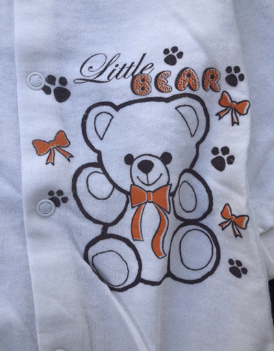 Боді з довгим рукавом, футер "ALL" (62 см)