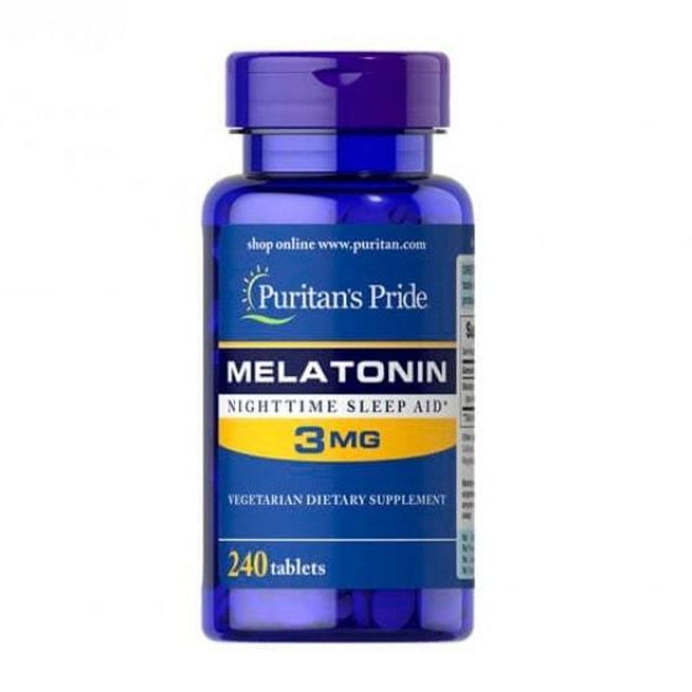 Puritan&#39;s Pride Melatonin 3 mg 120 таблеток