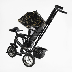 Дитячий триколісний велосипед Best Trike 6588 піна/фара, з батьківською ручкою
