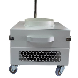 Профессиональная мобильная вытяжка для маникюра и педикюра Fusion Plus Premium, крашенная нержавеющая сталь