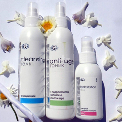 Тоник с гидролизатом коллагена и экстрактом Aloe Vera серии Anti-Age, Гельтек