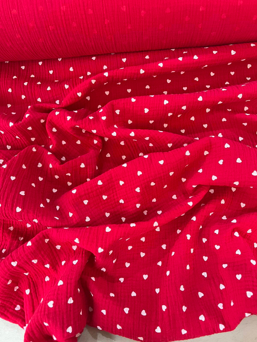 Муслин жатый принт