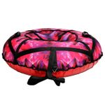 Надувные санки-ватрушки "Розовый кристалл" диаметр 100 см. (Оксфорд, ПВХ)