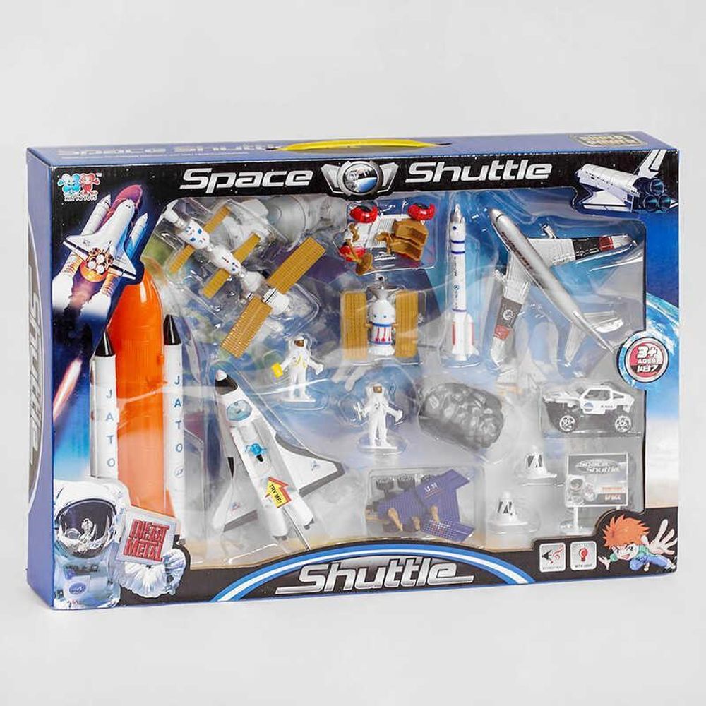 Космический набор &quot;Space Shuttle&quot; 89537 (36/2)/космическая станция, ракета, спутники, марсоход, звездолёт, метеорит, самолет,космонавты