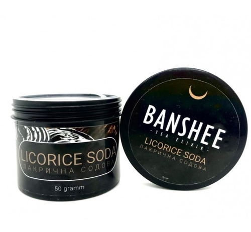 Бестабачная смесь Banshee Licorice soda (Банши Лакричная содовая) 50г