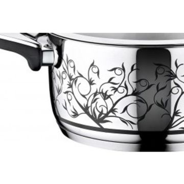 Каструля 3,1л Krauff 26-158-032 зі скляною кришкою, діаметр 20 см.