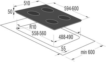 Варильна поверхня електрична GORENJE EC 605 BSC