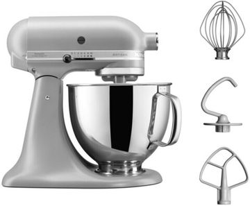 Планетарний міксер KitchenAid Artisan 5KSM125EFG з відкидним блоком матовий сірий